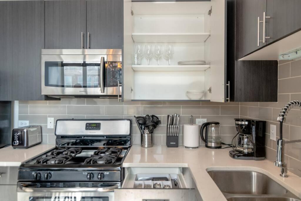 Spacious 2Br Vacation Rental With City View, Optional Parking And Gym Near Mccormick Place & Downtown Chicago Attractions المظهر الخارجي الصورة